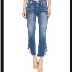 Paige Hoxton Ankle Jean w/ Frayed Curved Hem